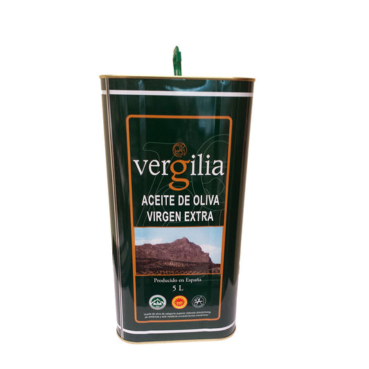 Aceite de Oliva Virgen Extra Vergelia D.O. 5L 4 Unidades